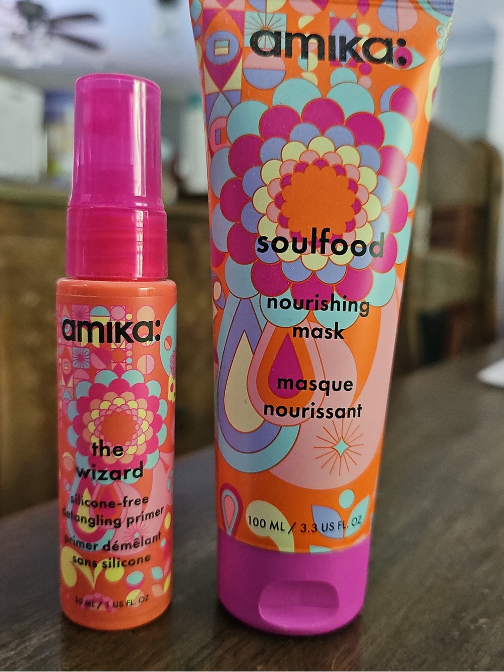 NEW Amika Soulfood Nourishing Mask & The Wizard Primer Bundle